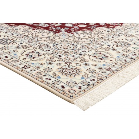 Tappeto Nain 6La Persia bianco grigio 155x235