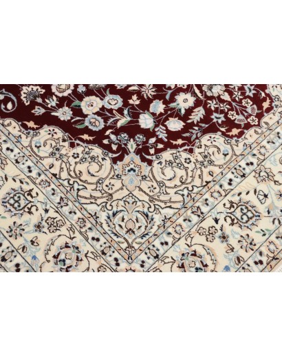 Tappeto Nain 6La Persia bianco grigio 155x235
