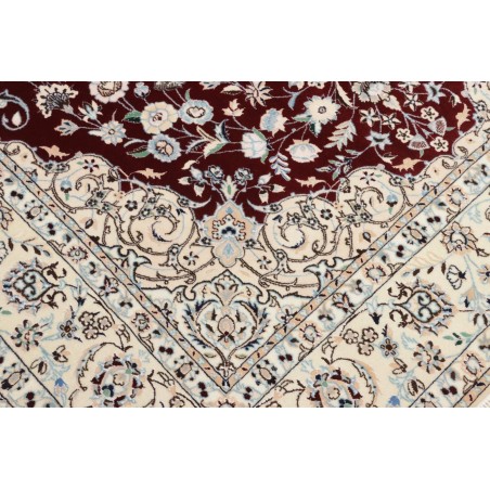 Tappeto Nain 6La Persia bianco grigio 155x235