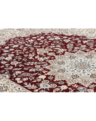 Tappeto Nain 6La Persia bianco grigio 155x235
