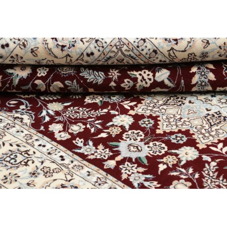 Tappeto Nain 6La Persia bianco grigio 155x235