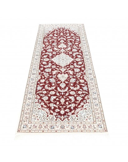 Tappeto Nain 6La Persia verde marrone 81x208