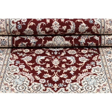 Tappeto Nain 6La Persia verde marrone 81x208