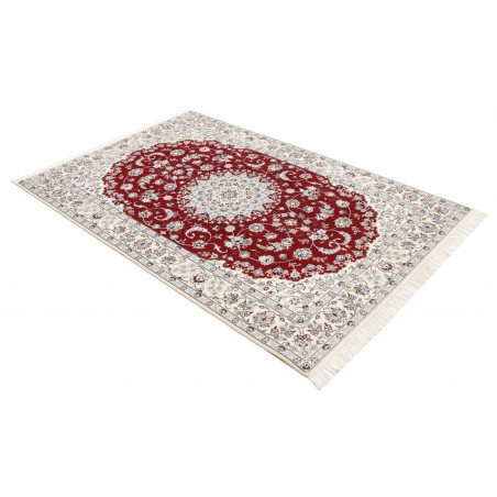 Tappeto Nain 6La Persia bianco grigio 130x198