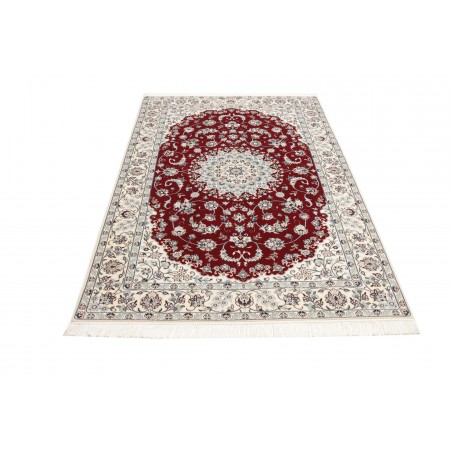 Tappeto Nain 6La Persia bianco grigio 130x198