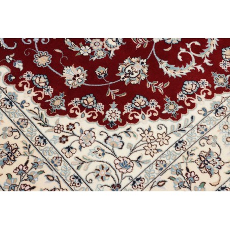 Tappeto Nain 6La Persia bianco grigio 130x198
