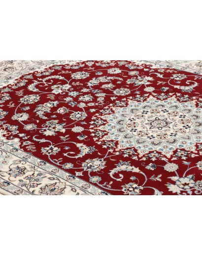 Tappeto Nain 6La Persia bianco grigio 130x198