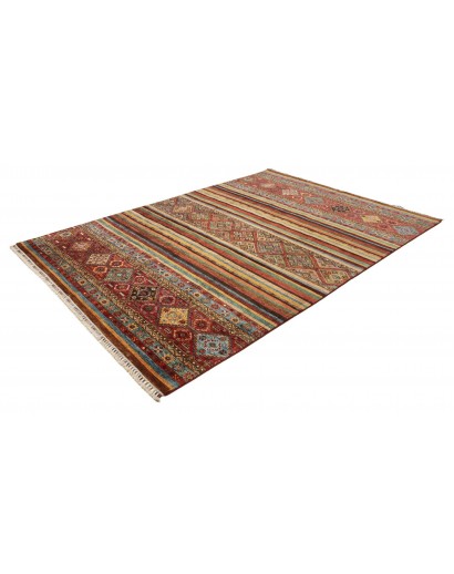 Tappeto Samarkand Pakistan marrone grigio 211x289