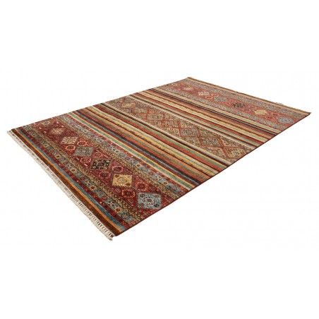 Tappeto Samarkand Pakistan marrone grigio 211x289