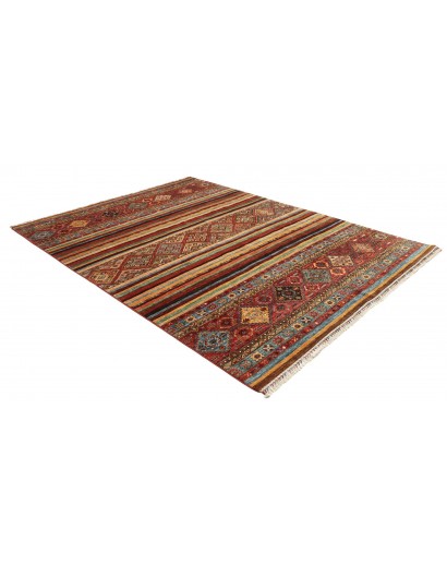 Tappeto Samarkand Pakistan marrone grigio 211x289