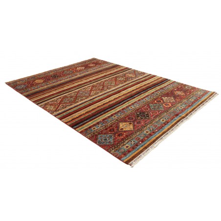 Tappeto Samarkand Pakistan marrone grigio 211x289