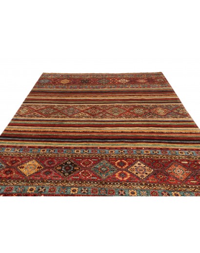 Tappeto Samarkand Pakistan marrone grigio 211x289