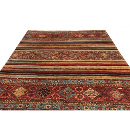 Tappeto Samarkand Pakistan marrone grigio 211x289
