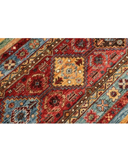 Tappeto Samarkand Pakistan marrone grigio 211x289
