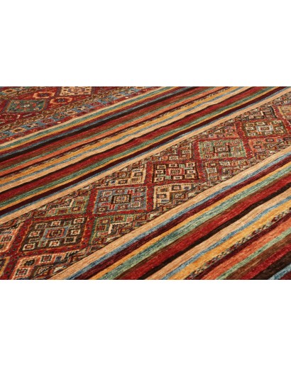 Tappeto Samarkand Pakistan marrone grigio 211x289