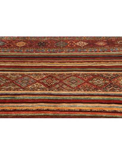 Tappeto Samarkand Pakistan marrone grigio 211x289