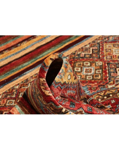 Tappeto Samarkand Pakistan marrone grigio 211x289