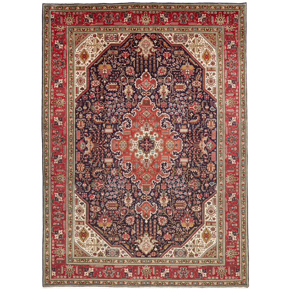 Tappeto Tabriz Persia marrone grigio 250x350 Tappeto Tabriz Persia marrone grigio 250x350