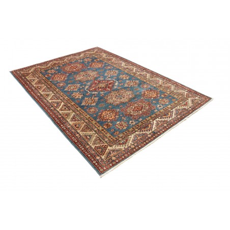 Tappeto Kazak Fine Pakistan azzurro grigio 170x240