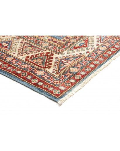 Tappeto Kazak Fine Pakistan azzurro grigio 170x240