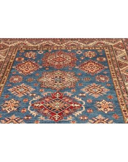 Tappeto Kazak Fine Pakistan azzurro grigio 170x240