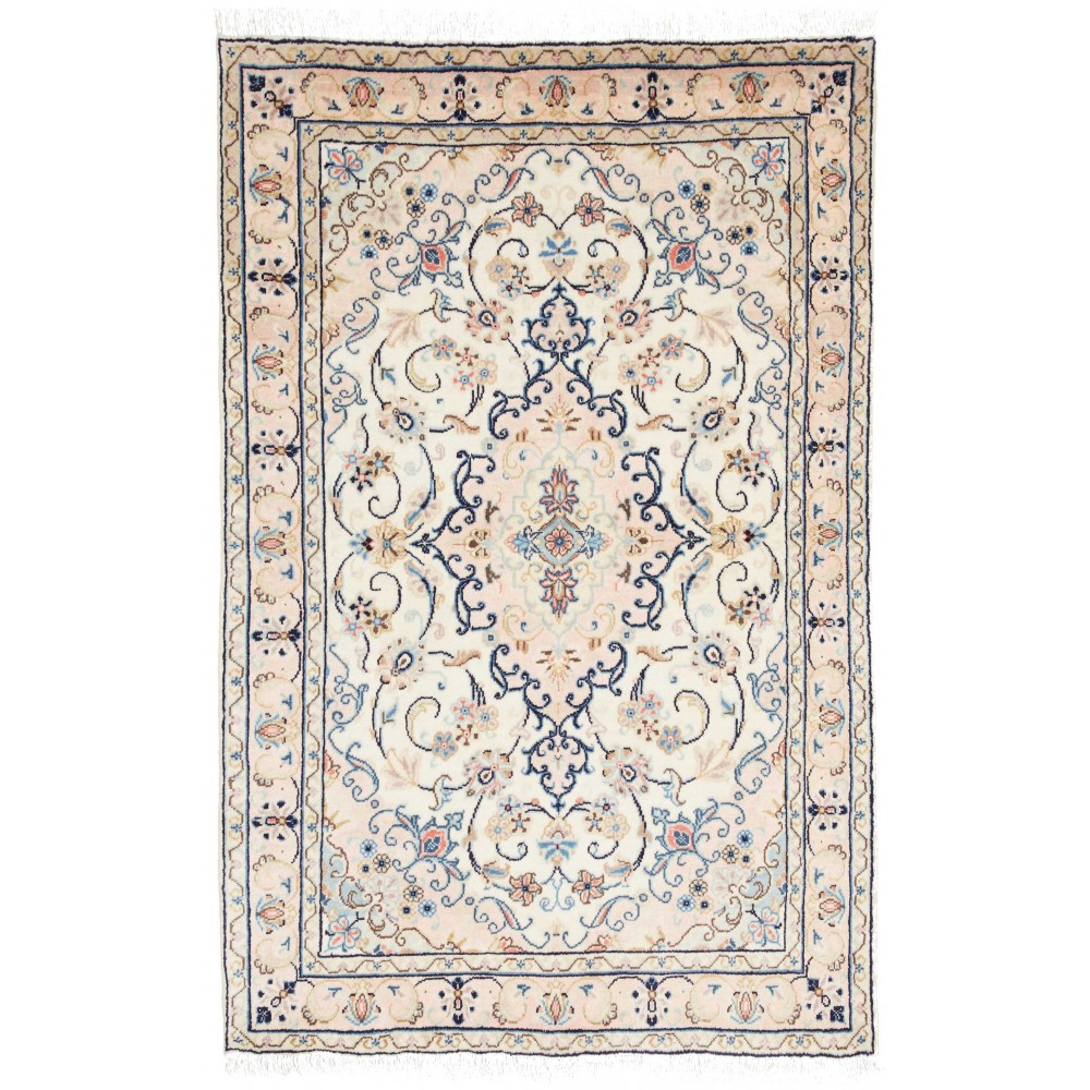 Tappeto Kashan Fine Persia bianco 97x150 Tappeto Kashan Fine Persia bianco 97x150