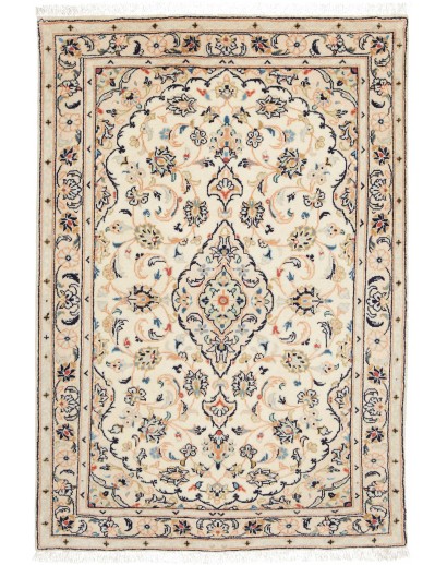 Tappeto Kashan Fine Persia bianco 102x148
