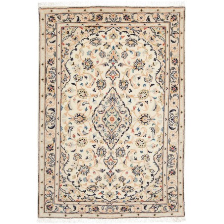 Tappeto Kashan Fine Persia bianco 102x148