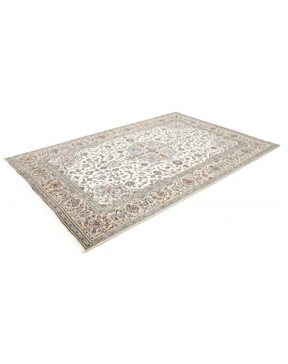 Tappeto Kashan Persia beige verde 200x295