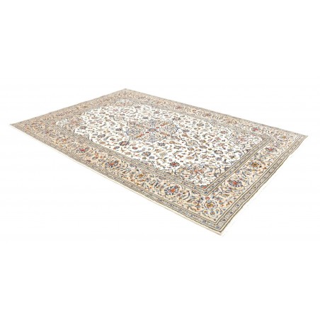 Tappeto Kashan Persia beige verde 200x295