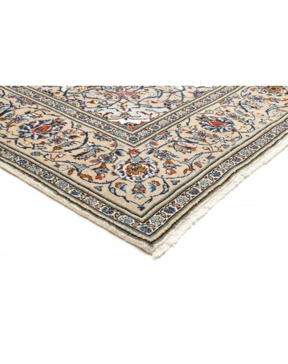 Tappeto Kashan Persia beige verde 200x295