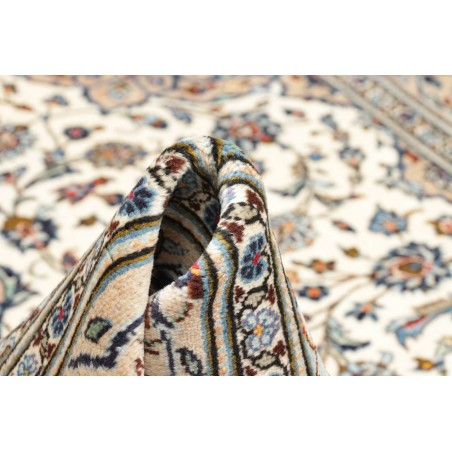 Tappeto Kashan Persia beige verde 200x295