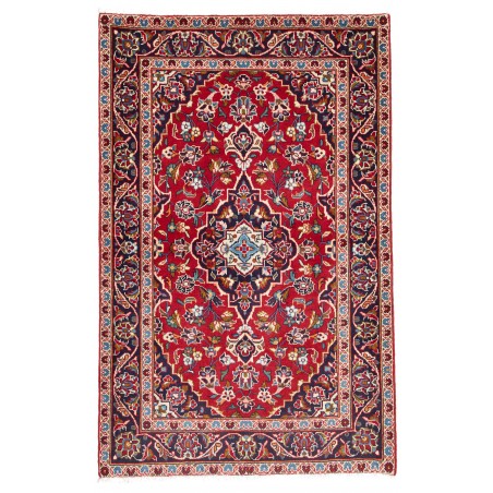 Tappeto Kashan Fine Persia marrone giallo 100x156