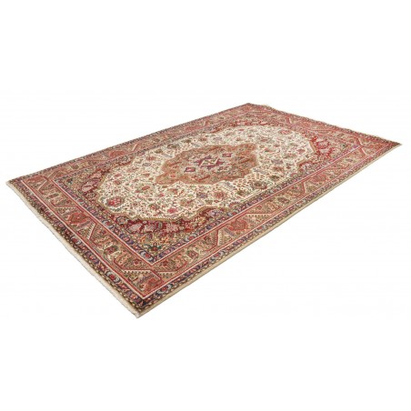 Tappeto Tabriz Persia marrone grigio 198x300