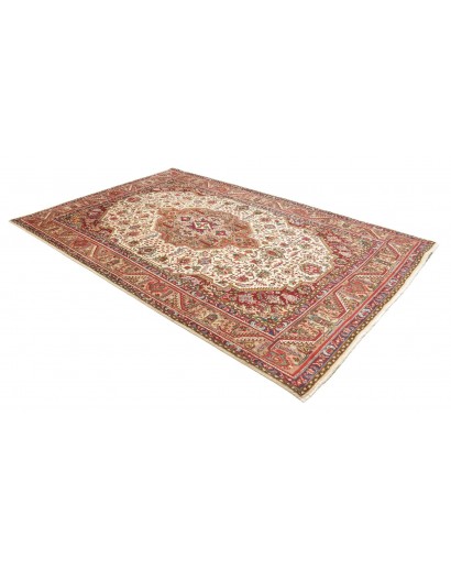 Tappeto Tabriz Persia marrone grigio 198x300