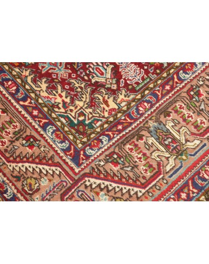 Tappeto Tabriz Persia marrone grigio 198x300