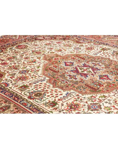 Tappeto Tabriz Persia marrone grigio 198x300