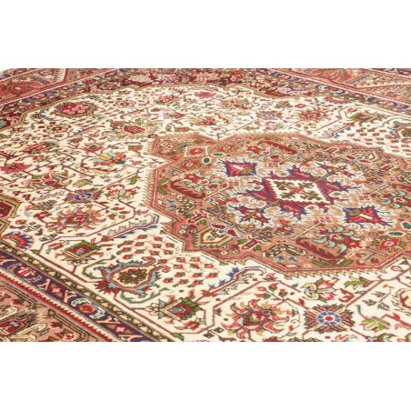Tappeto Tabriz Persia marrone grigio 198x300
