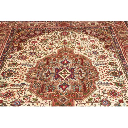 Tappeto Tabriz Persia marrone grigio 198x300