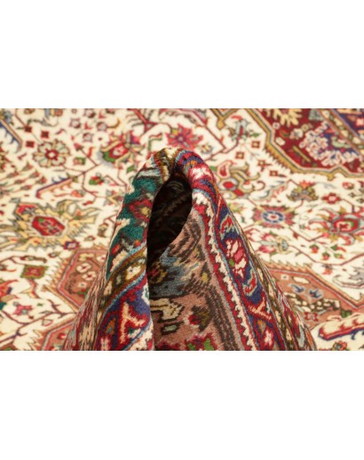 Tappeto Tabriz Persia marrone grigio 198x300