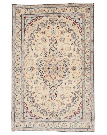 Tappeto Kashan Fine Persia beige grigio 96x148