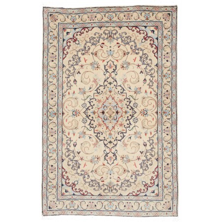 Tappeto Kashan Fine Persia beige grigio 96x148