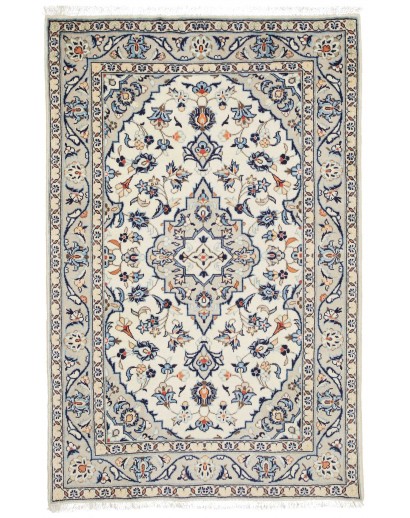 Tappeto Kashan Fine Persia beige bianco 96x150