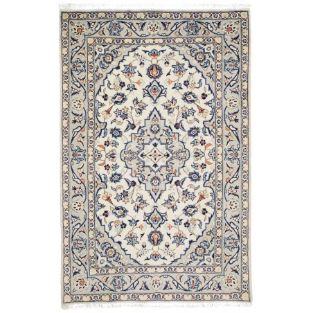 Tappeto Kashan Fine Persia beige bianco 96x150