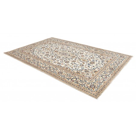 Tappeto Kashan Persia beige bianco 195x305