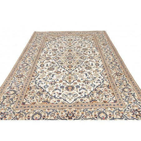 Tappeto Kashan Persia beige bianco 195x305