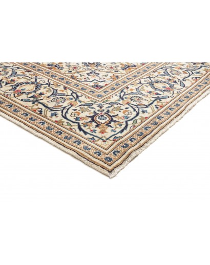 Tappeto Kashan Persia beige bianco 195x305