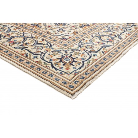 Tappeto Kashan Persia beige bianco 195x305