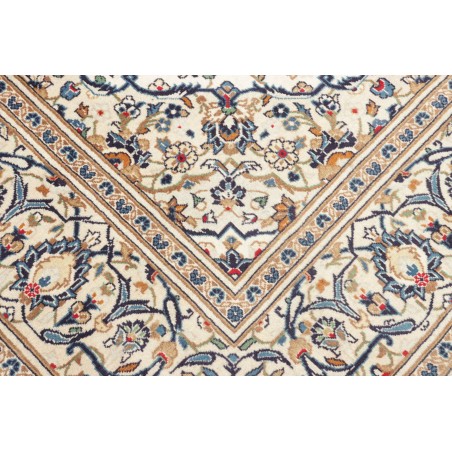 Tappeto Kashan Persia beige bianco 195x305