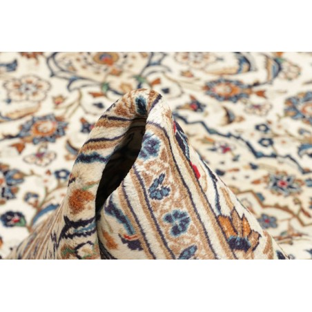 Tappeto Kashan Persia beige bianco 195x305